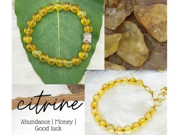 Manufacturer, Exporter, Importer, Supplier, Wholesaler, Retailer, Trader of Citrine Bracelet in New Delhi, Delhi, India.